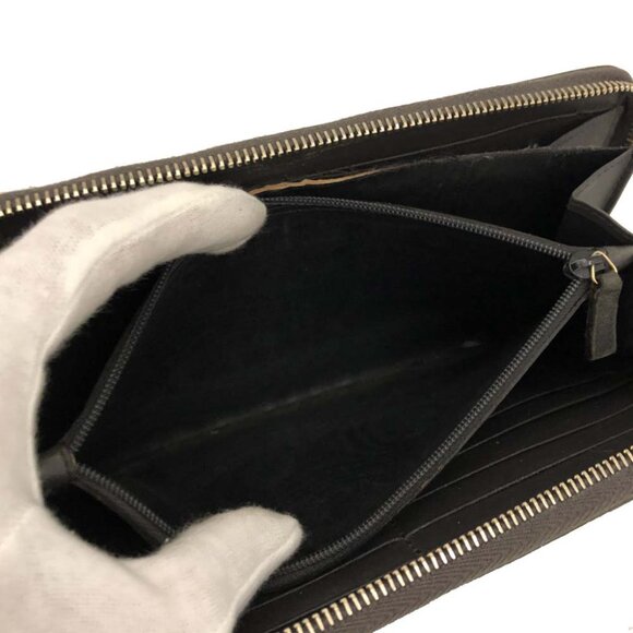 Yves Saint Laurent Patent Leather Zip Around Wallet OrganizerClutch lux65-101225 - Picture 6 of 8